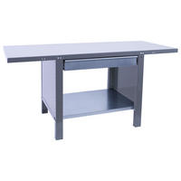 WERKBANK Buffalo Metal mit 1x Schublade HxBxT 83 x 180 x 73 cm Traglast 700 kg Grau - Grau, Metall (180/83/73cm) - PROREGAL