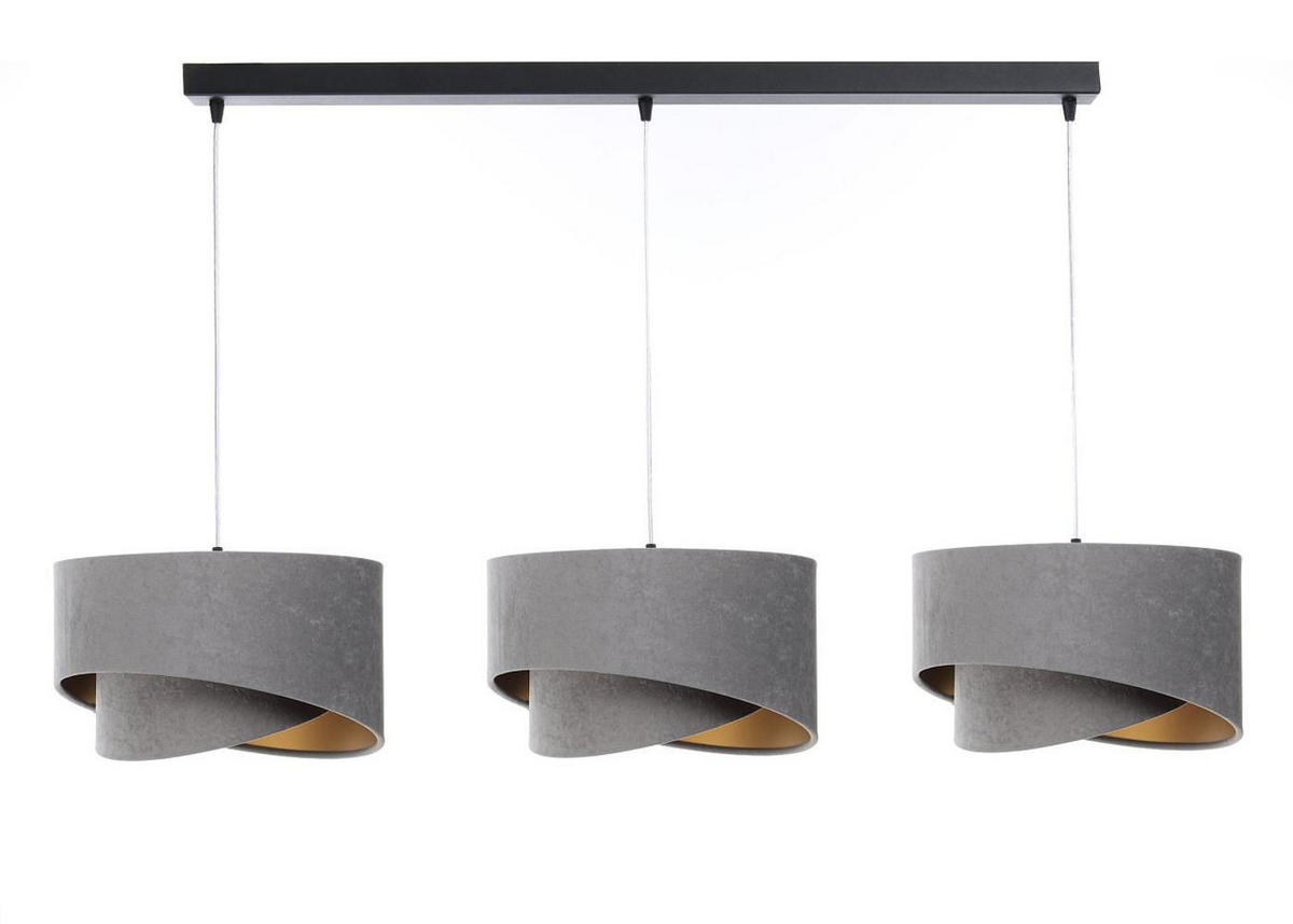 HÄNGELEUCHTE Grau 30/18 cm - Grau, Kunststoff (30/0.3/18cm) - ONZENO