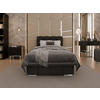 POLSTERBETT Zaira 100x200cm – Elegantes Polsterbett für modernen Wohnstil , ohne matratze, schwarz - Schwarz, Holz (100/200cm) - Homesy