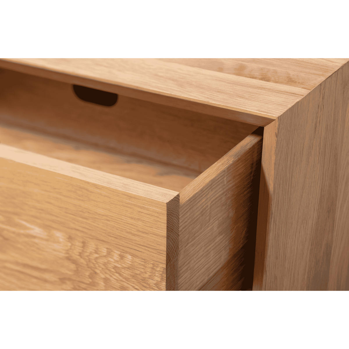 NACHTTISCH Bergen 2er Set, Eiche - Beige, Holz (60/58/45cm) - WOODEK