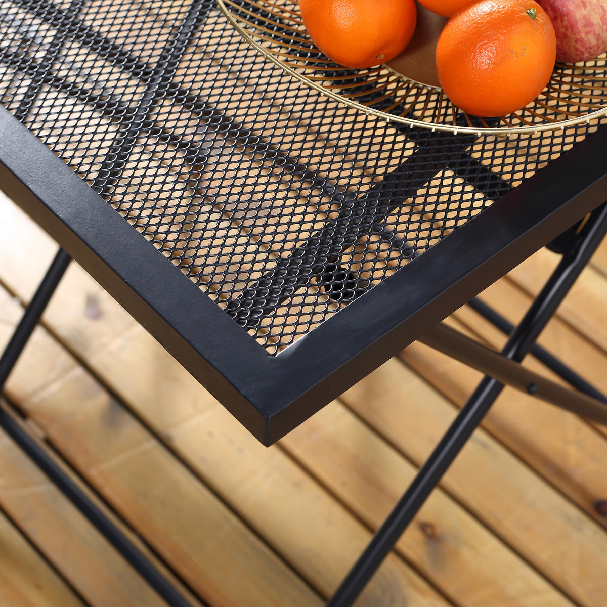 SITZGRUPPE, Metall, Grau - Grau, Metall - Outsunny