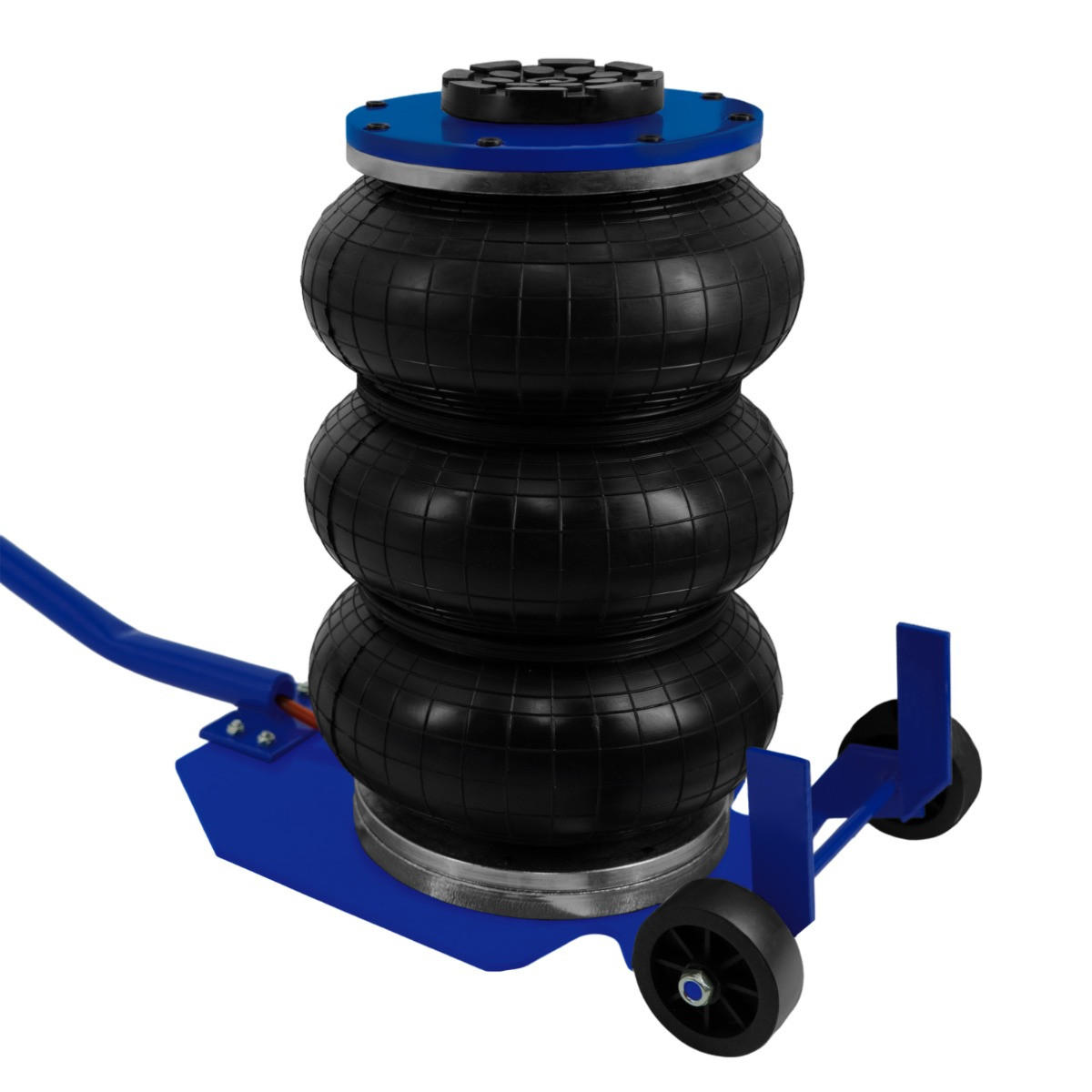 PNEUMATISCHER WAGENHEBER 3,5T mit Langem Hebelgriff - Blau, Metall (103/26/28cm) - Monstershop
