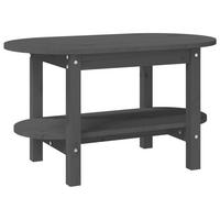COUCHTISCH Grau 80x45x45 cm Massivholz Kiefer - Grau, Holz (80/45/45cm) - furnicato