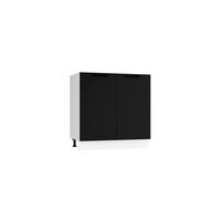 UNTERSCHRANK D80 - Morvex - Elegante Stauraum Idee - Schwarz, Holz/Metall (80/82/52.4cm) - ROYAL24_MARKT