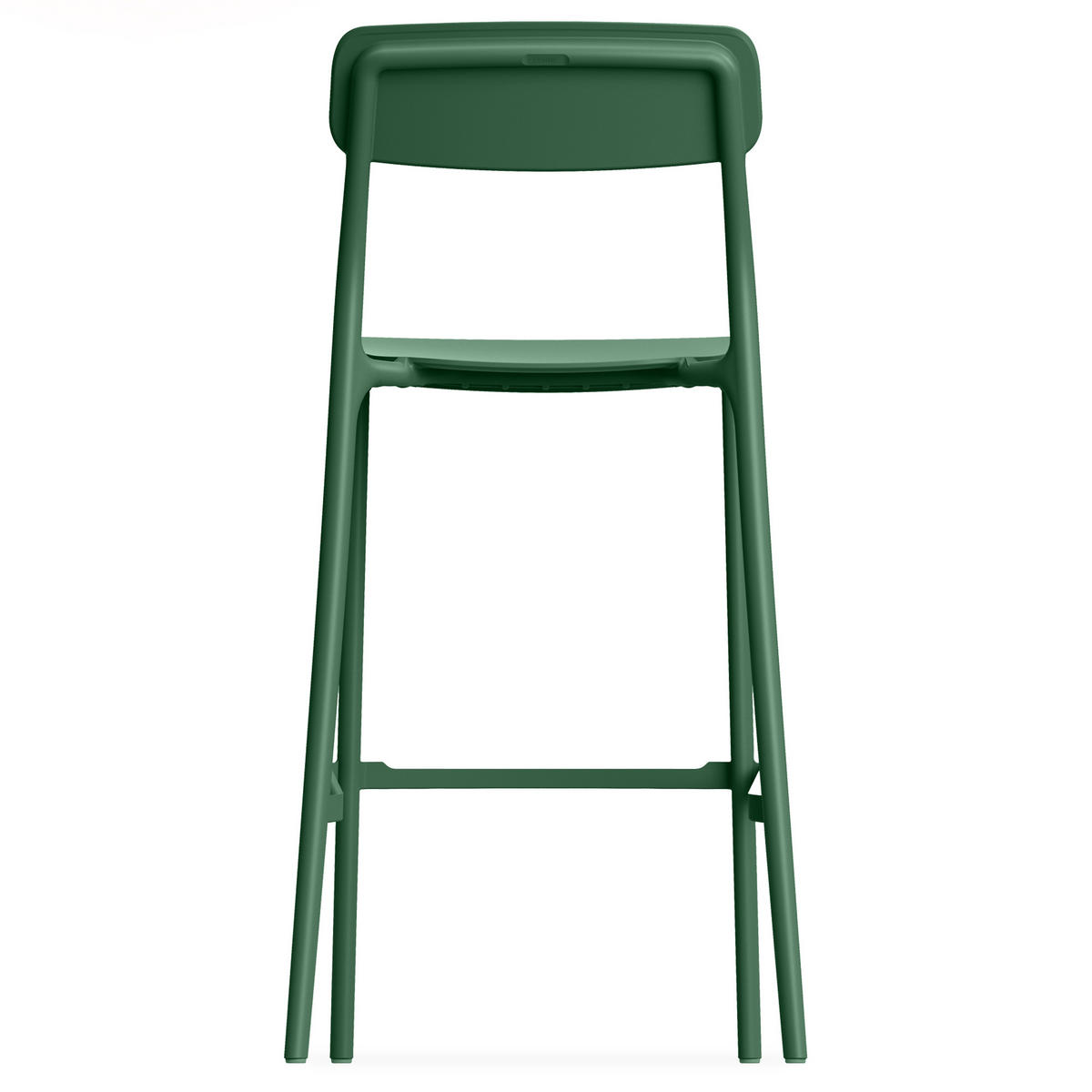 GARTENHOCKER GALIO, Hochhocker, 2-er Set - Grün, Kunststoff (52/107.5/54.5cm) - KONSIMO®