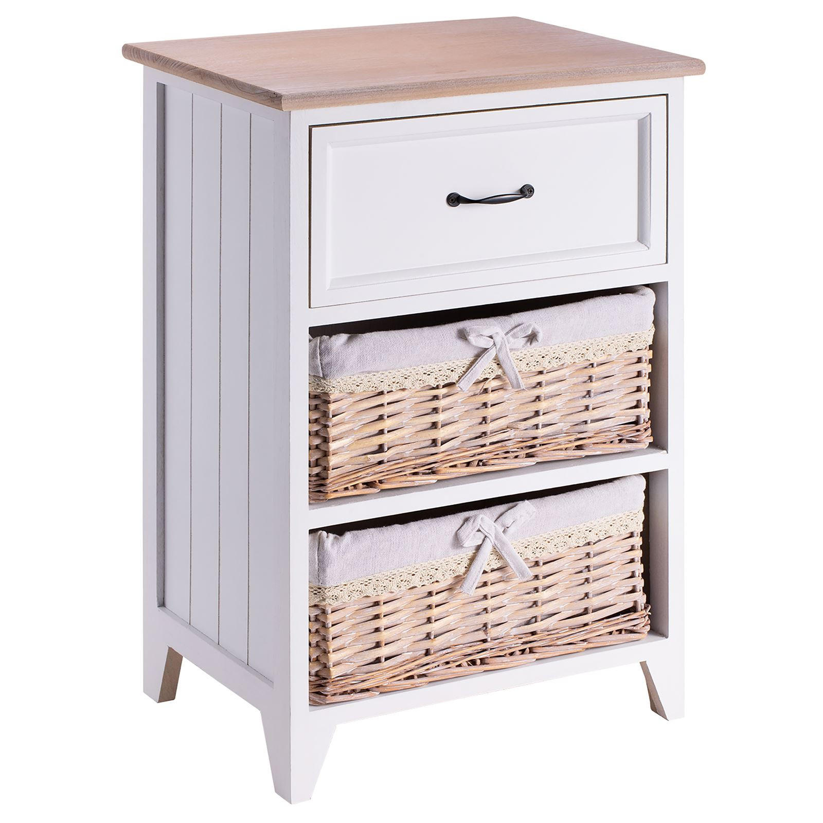 NACHTTISCH PROVENCE - Braun, Holz (42/63/31cm) - CARO-Möbel