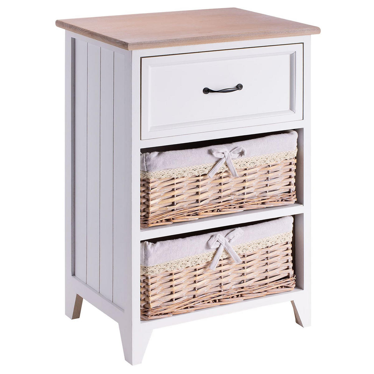 NACHTTISCH PROVENCE - Braun, Holz (42/63/31cm) - CARO-Möbel