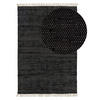 TEPPICH aus recyceltem Material Tom Schwarz 80x150 cm - Schwarz, Textil (80/150cm) - benuta Pop