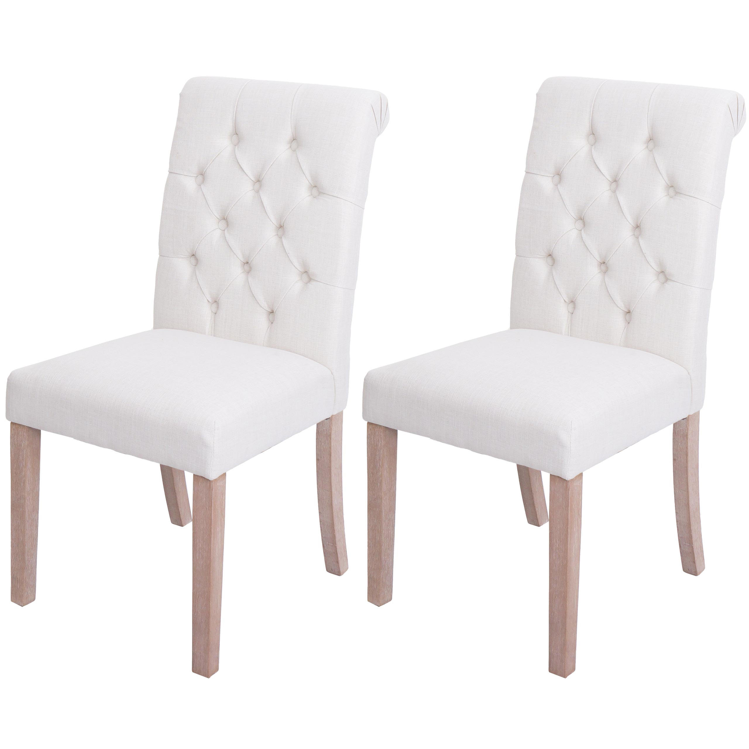 ESSZIMMERSTUHL Weiß - Weiß, Textil (50/100/65cm) - MCW