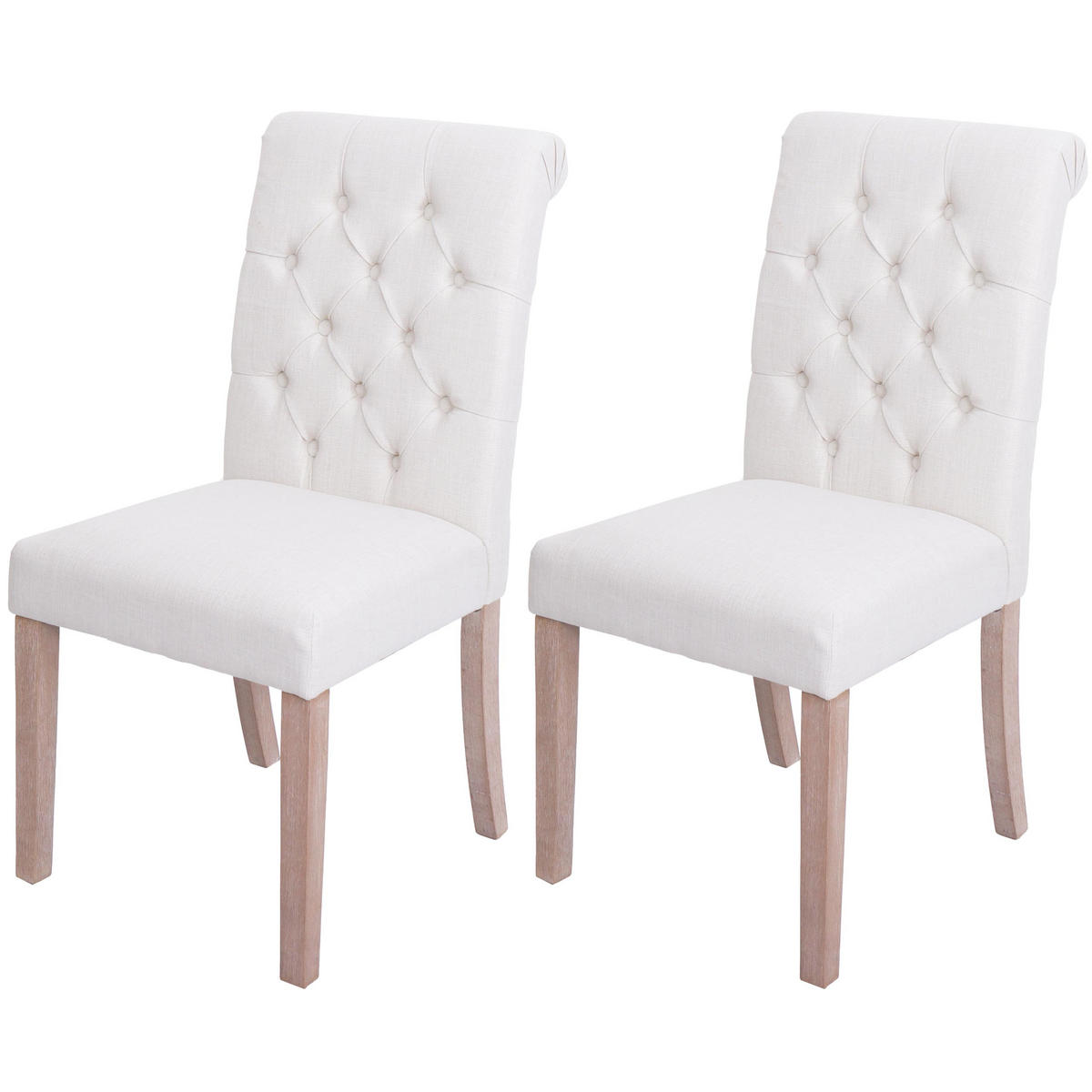 ESSZIMMERSTUHL Weiß - Weiß, Textil (50/100/65cm) - MCW