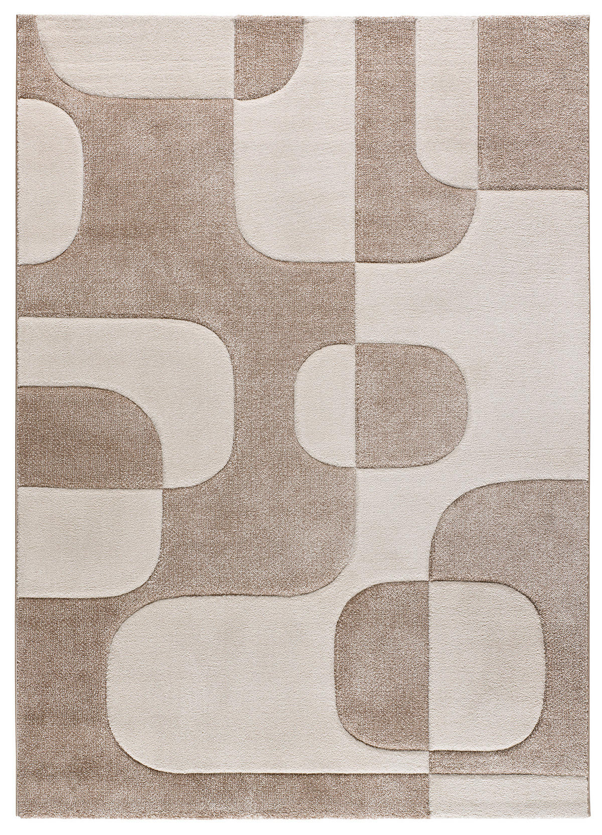 WEBTEPPICH Creme Lena 80/150 cm - Creme, Naturmaterialien/Textil (80/150cm) - Atticgo