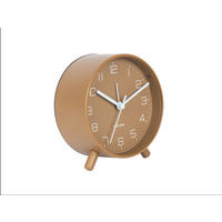 WECKER Lofty - Braun - 11/12 cm - Braun, Metall (11/12/11cm) - Karlsson