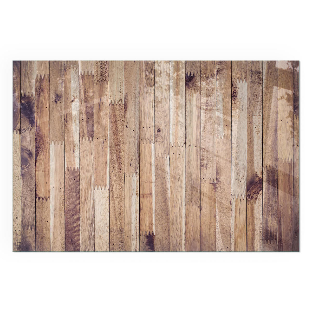 GLASPLATTE für Kamin 120x80 cm - Braun, Glas (120/80/0.4cm) - TULUP