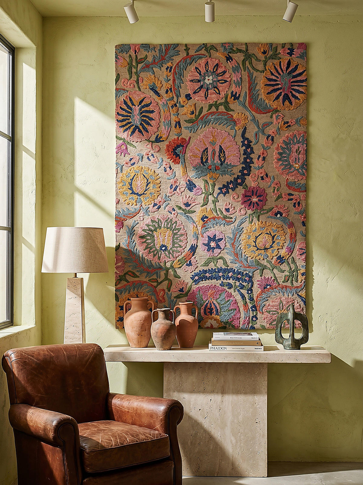 TEPPICH aus Wolle HEDDA in Bunt, floral, 200 x 300 cm - Multicolor, Textil (300/200cm) - KADIMA DESIGN