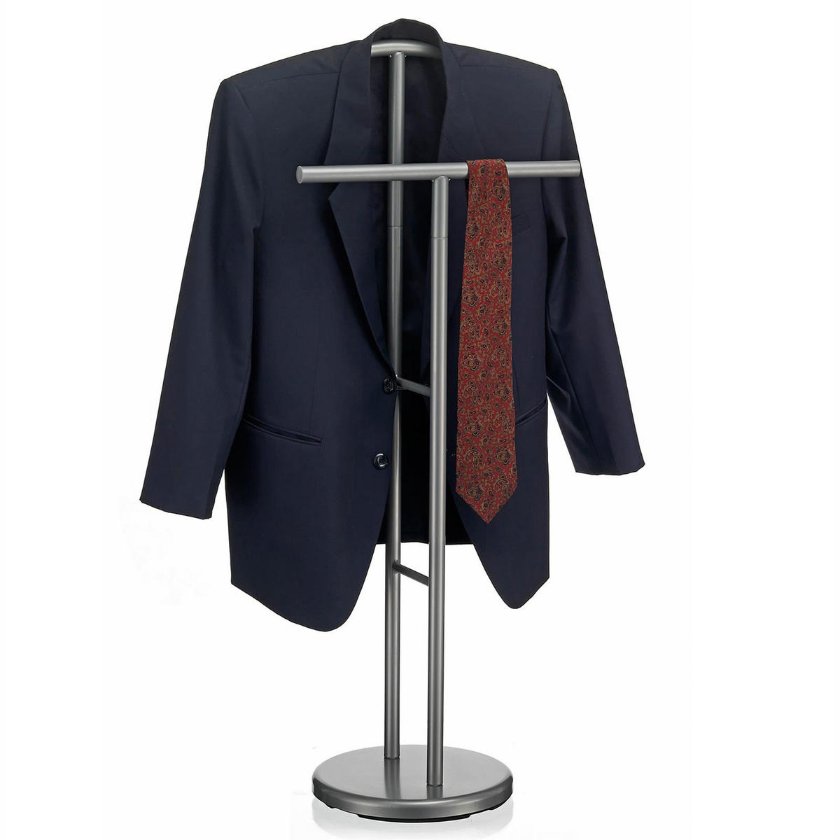 HERRENDIENER LAURENZ - Grau, Metall (48/105/29cm) - IDIMEX