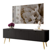 TV Element ZAIRA RTV168 Schwarz - Schwarz, Holzwerkstoff (168/57/39cm) - Lookway