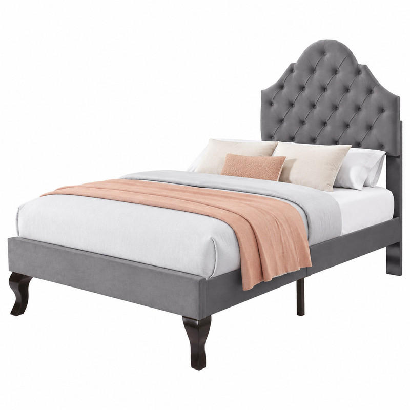 Beauniv Bett Grau 90x200 cm