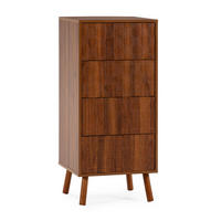 COMODĂ 45/100/40 Canadá aspect de nuc comun - culoare nucă, compozit lemnos (45/100/40cm) - VS Venta-stock