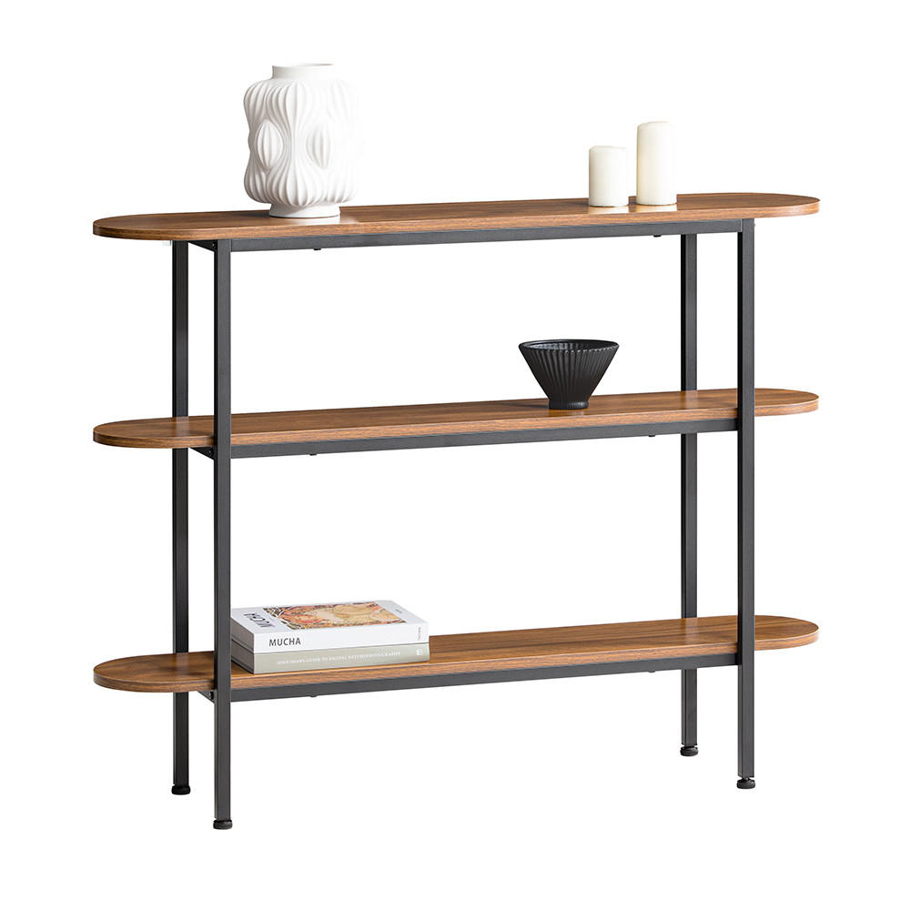 KONSOLENTISCH Natur - Braun, Holzwerkstoff (25/110/86cm) - SoBuy