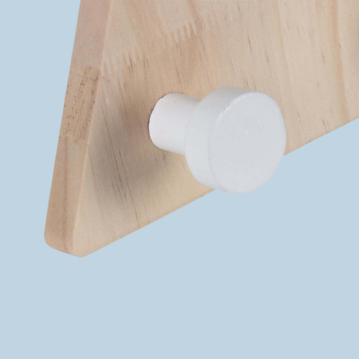 KINDERGARDEROBE - Hellbraun, Holz/Holzwerkstoff (34.5/17/5cm) - Relaxdays