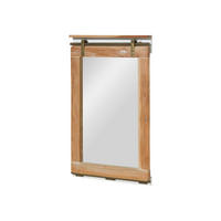 SPIEGEL Mango 60x8x100 weiß lackiert RAILWAY #563 - Weiß, Holz (60/100/8cm) - Massivmoebel24