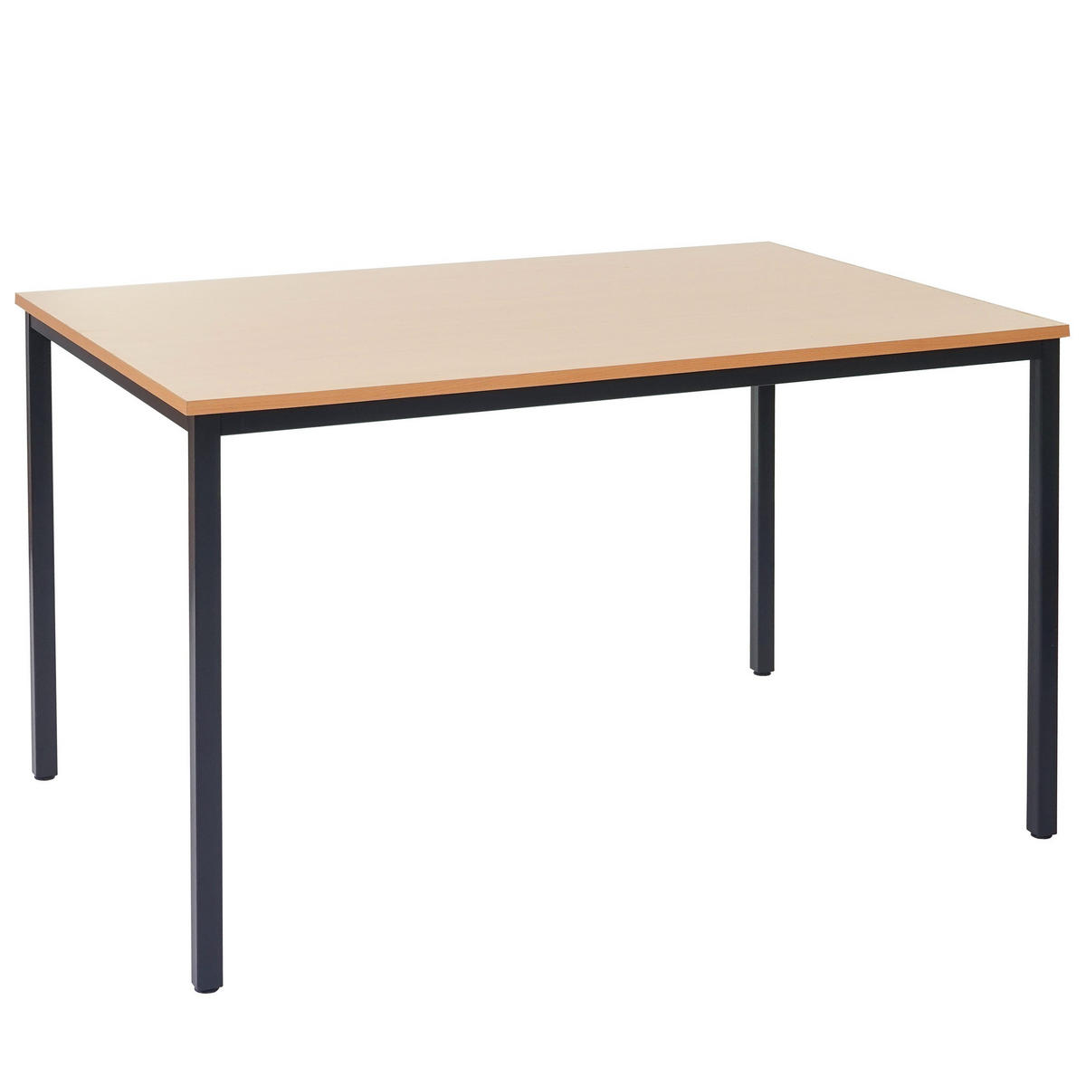 SCHREIBTISCH PETRILA eckig Buche Dekor - Buchefarben, Holzwerkstoff (80/120/75cm) - MCW