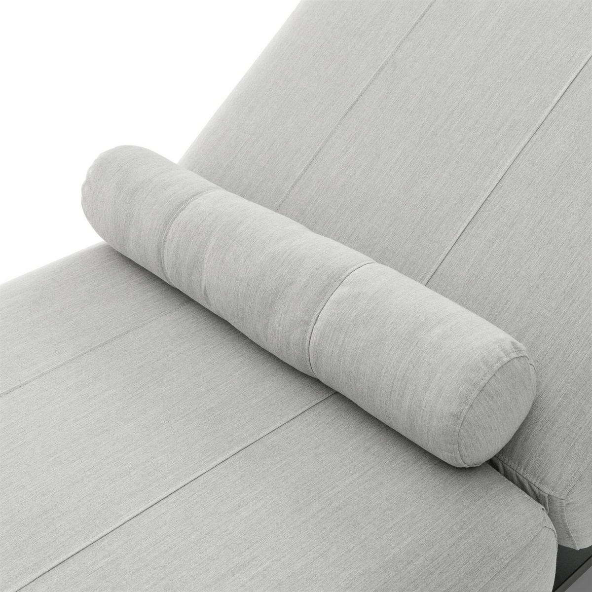 SONNENLIEGE TROPEA schwarz, hellgrau - Schwarz, Kunststoff (213/32/91cm) - IDIMEX