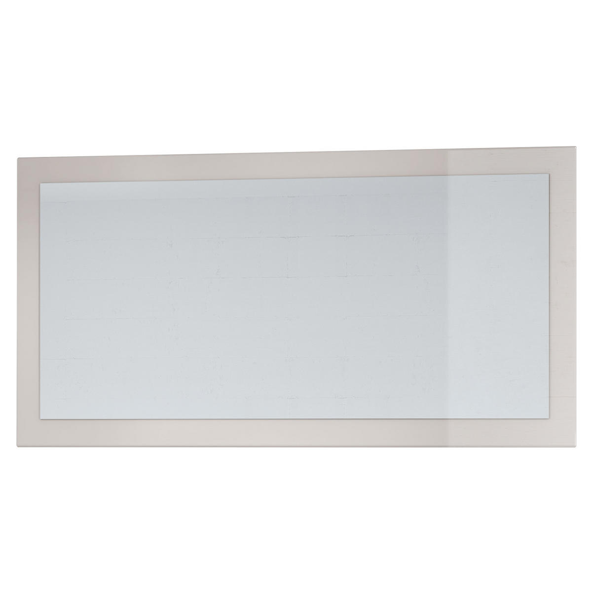 SPIEGEL Lima Sandgrau Hochglanz - Sandfarben, Holzwerkstoff (110/52/2cm) - Vladon