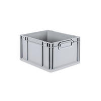 EUROBOX Nextgen Economy Griffe Geschlossen 22x30x40cm 20 Liter - Grau, Kunststoff (30/22/40cm) - PROREGAL