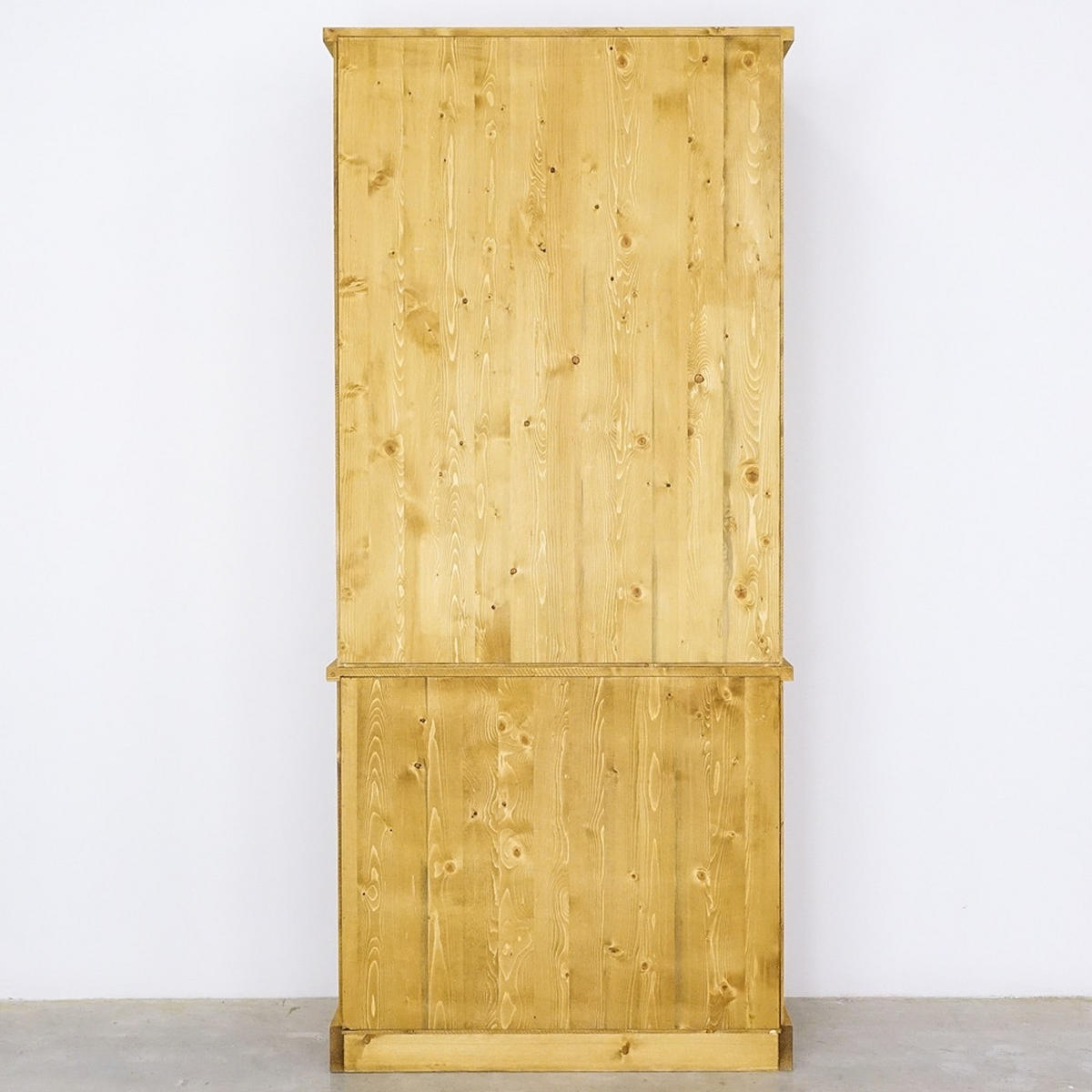 VITRINE aus Massivholz Industrial - Honig, Holz (100/223/45cm) - Seart
