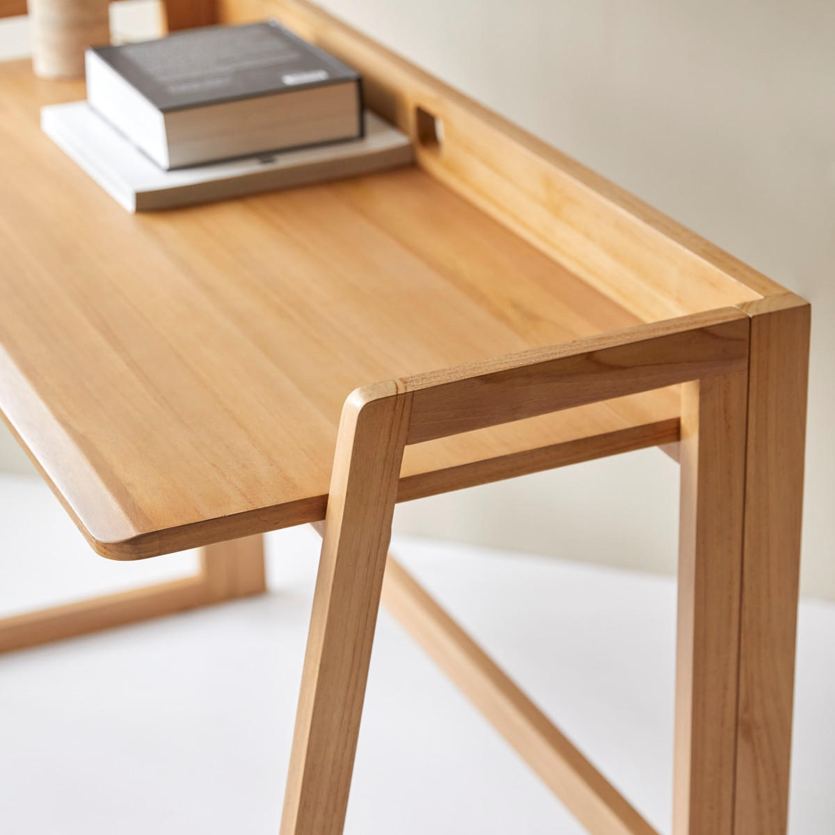 SCHREIBTISCH Philip Natur aus Teak - Naturfarben, Holz (53/120/82cm) - Tikamoon