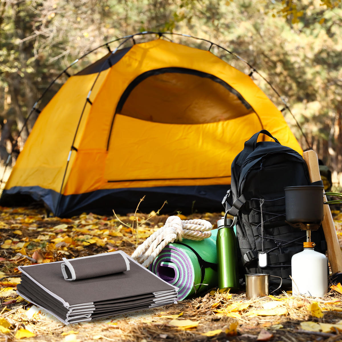 ZÁVESNÉ regály - antracitová, textil/vlnitá lepenka (31cm) - Relaxdays