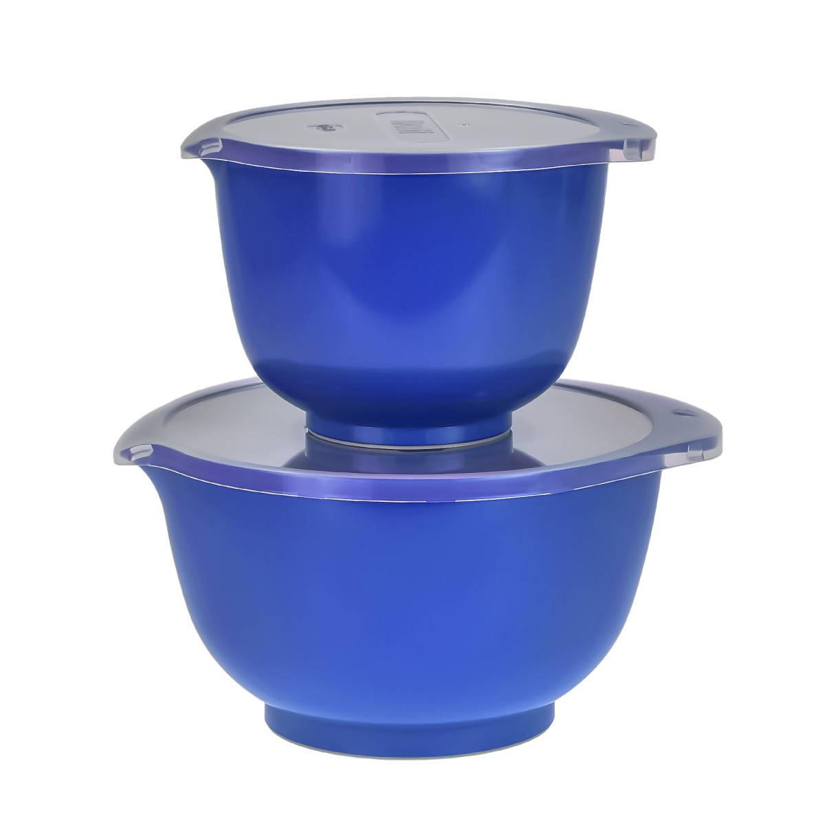 RÜHRSCHÜSSEL-SET Margrethe New blau (2tlg) - Blau, Kunststoff (21/15cm) - Rosti