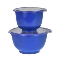 RÜHRSCHÜSSEL-SET Margrethe New blau (2tlg) - Blau, Kunststoff (21/15cm) - Rosti