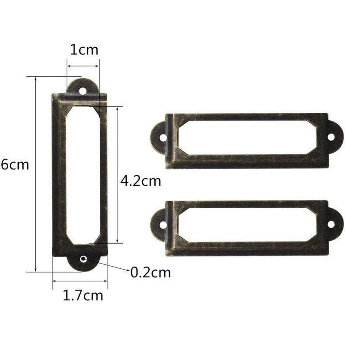 MÖBELGRIFF 20er-Set 60x17 mm - Orange, Metall (1.7/0.5/6cm)