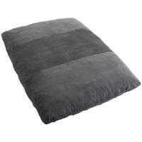 PODLAHOVÁ židle z manšestrové látky, pěna, tmavě šedá - tmavě šedá, textil (98/95/145cm) - HOMCOM