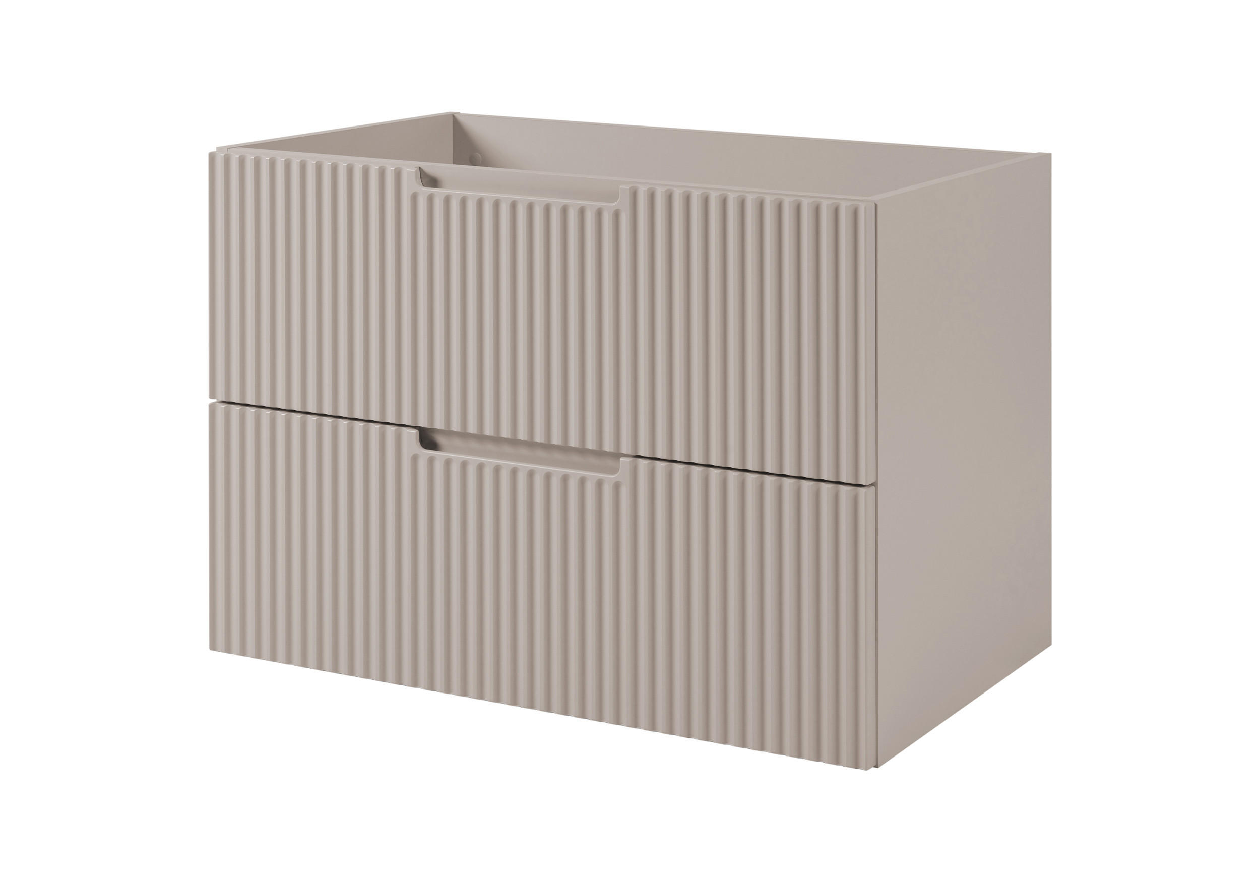 BADEZIMMERSCHRANK : Kaschmir, 80 x 57 x 46 cm - Beige, Holzwerkstoff (80/57/46cm) - 3XE LIVING