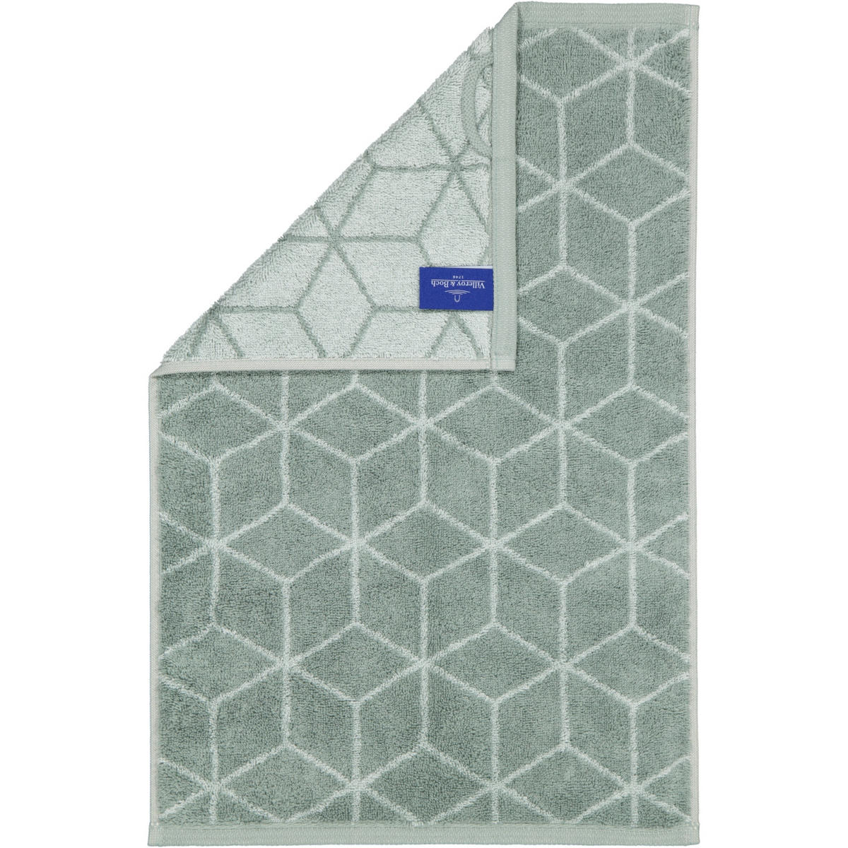 HANDTÜCHER COORDINATES CARRÉ 2557 SAGE GREEN - 44 - Grün, Textil (30/50cm) - Zöllner