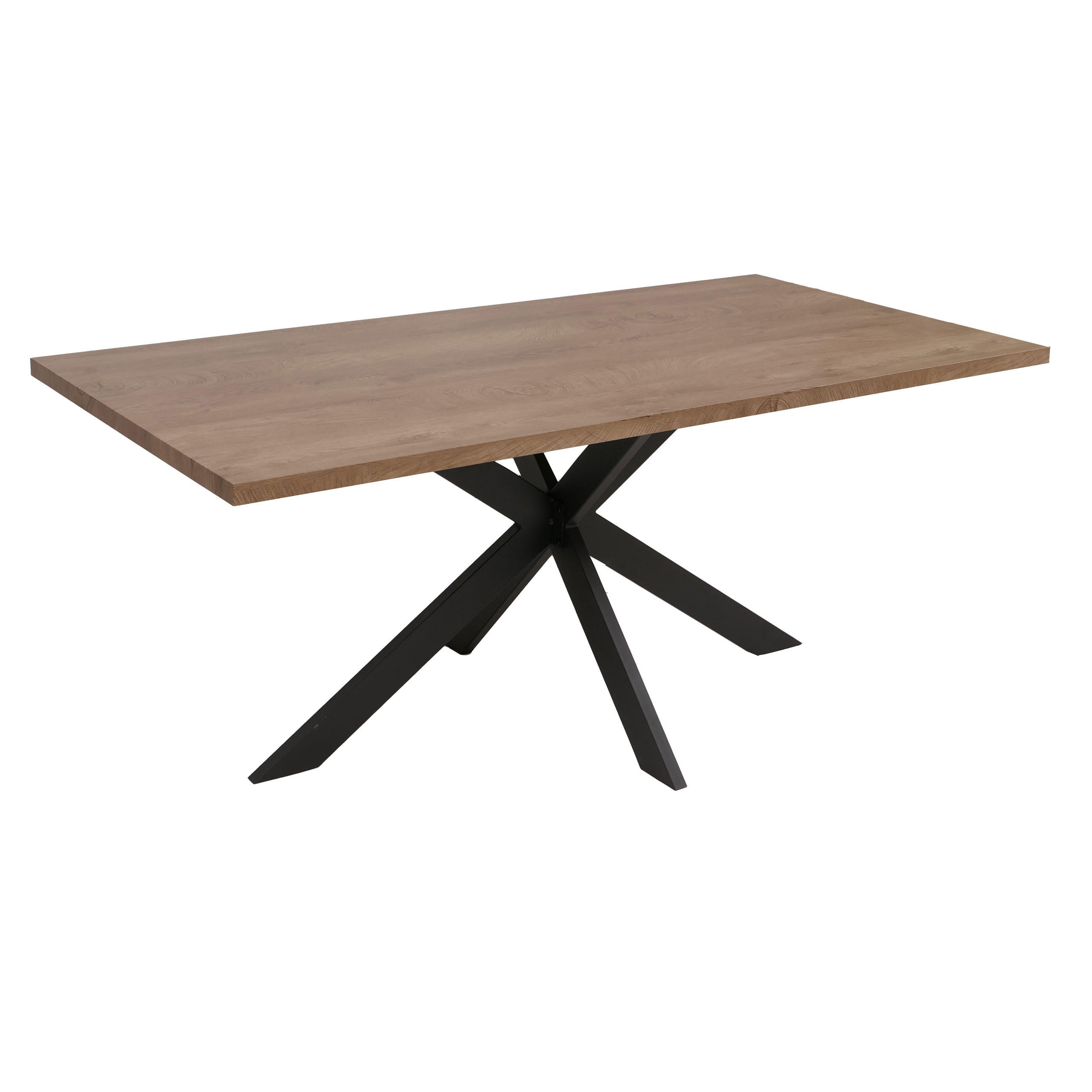 ESSZIMMERTISCH eckig Walnuss Dekor - Walnussfarben, Holzwerkstoff (90/180/76cm) - MCW