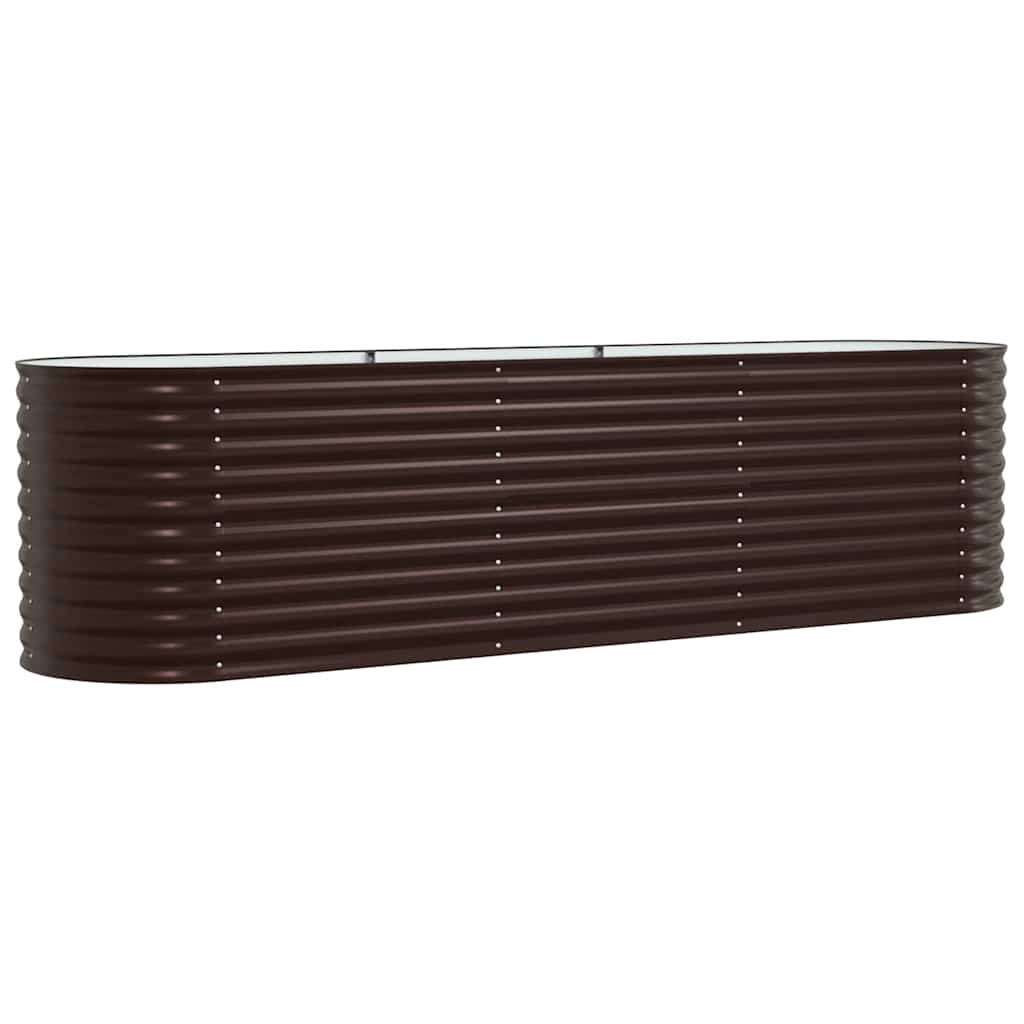 vidaXL Hochbeet Braun 80x81x320 cm