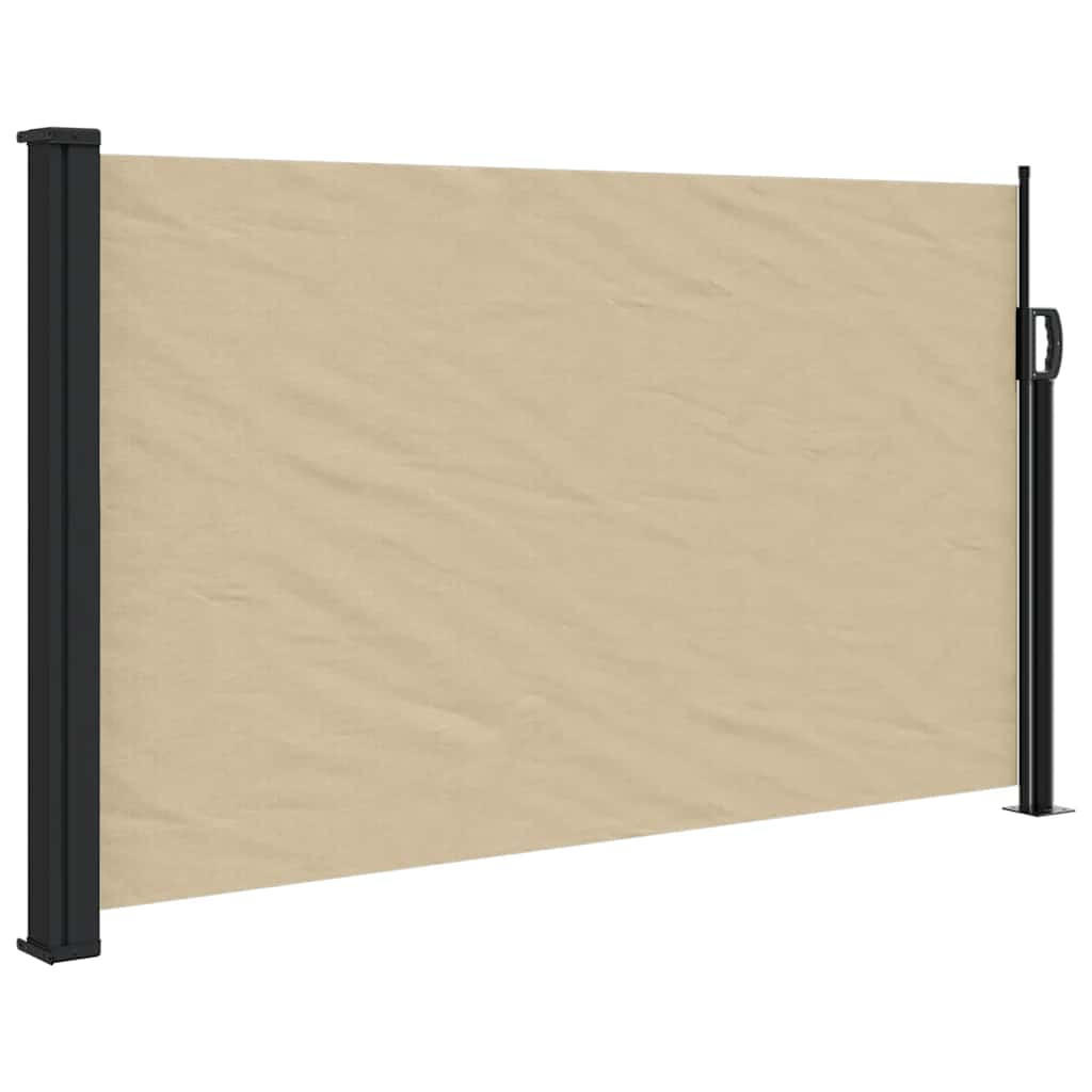 SEITENMARKISE Ausziehbar Beige 117/300 Cm - Beige, Textil (117/300cm) - vidaXL