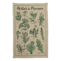 LEINEN-GESCHIRRTUCH Les herbes natur 45 x 70 cm - Naturfarben, Textil (45/70cm) - Winkler