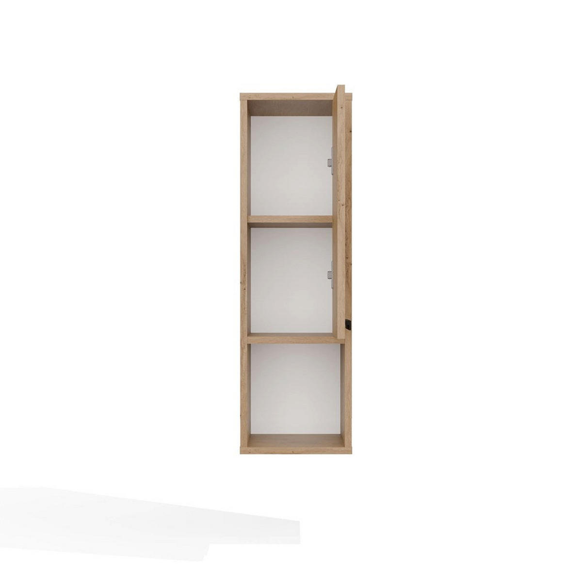 WANDHÄNGESCHRANK Ida - Eiche Wotan, Holzwerkstoff (25.5/82/24cm) - kommodly