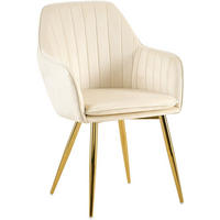 ESSZIMMERSTUHL Cheryl 86x60x57 cm creme - Creme, Textil (60/57/86cm) - furnicato