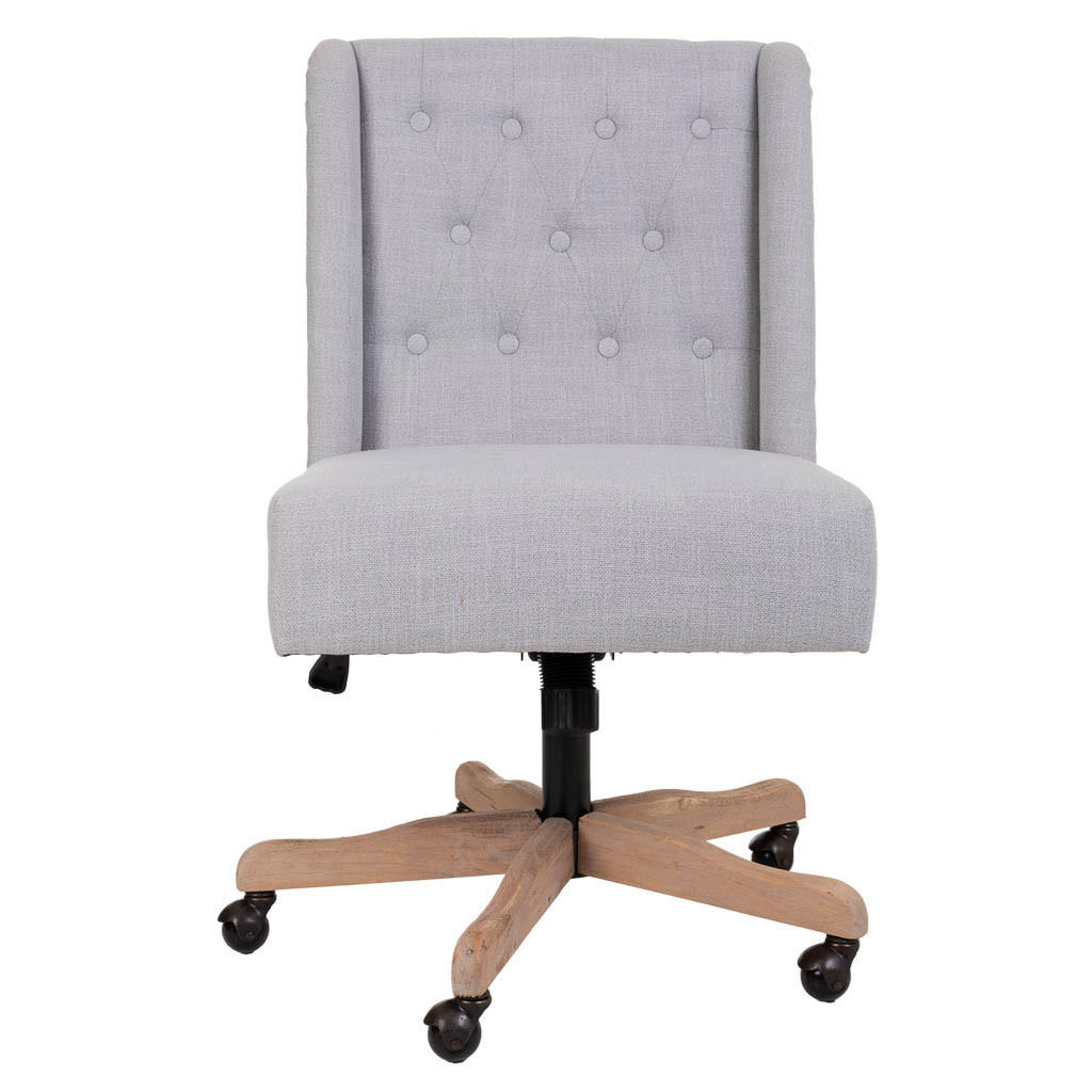 BÜROSTUHL gepolstert 54x43x104 cm - Grau, Textil (54/104/43cm) - Wanderlust