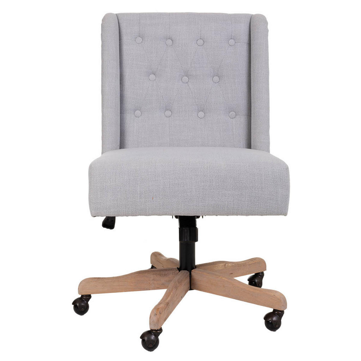 BÜROSTUHL gepolstert 54x43x104 cm - Grau, Textil (54/104/43cm) - Wanderlust