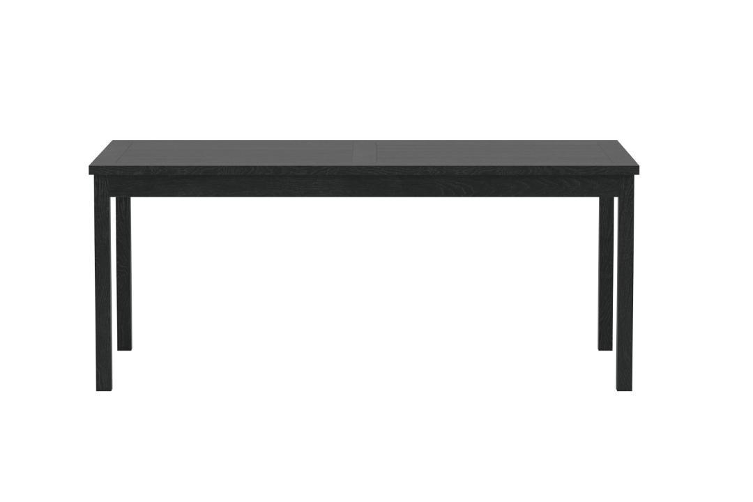 GARTENTISCH, Kenya, Schwarz, Teak., 90 x 180 x 75 cm - Schwarz, Holz (180/90/75cm) - ebuy24