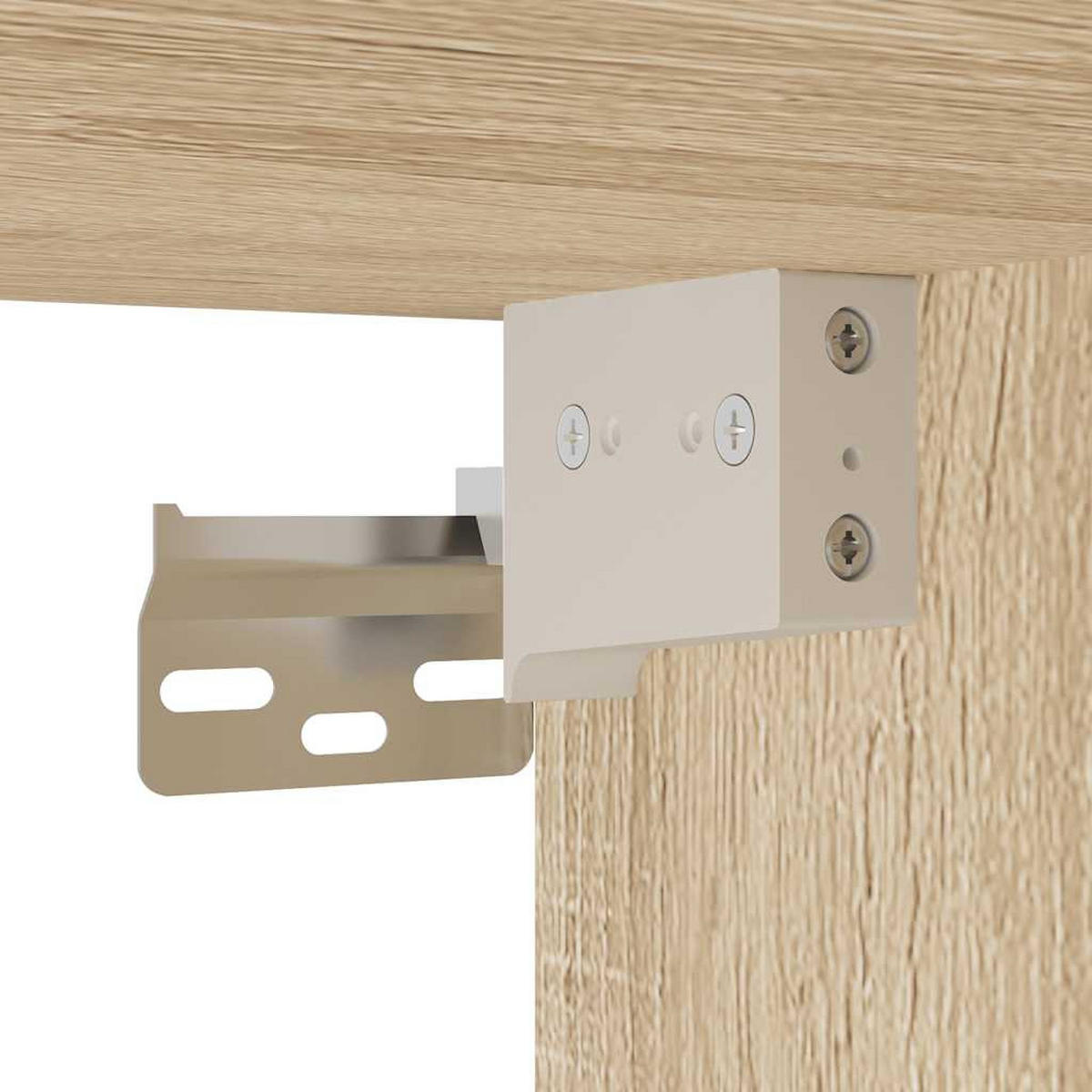 BAD-WANDSCHRANK Sonoma-Eiche 80/25/40 Cm Holzwerkstoff - Hellbraun, Holzwerkstoff (25/40/80cm) - vidaXL