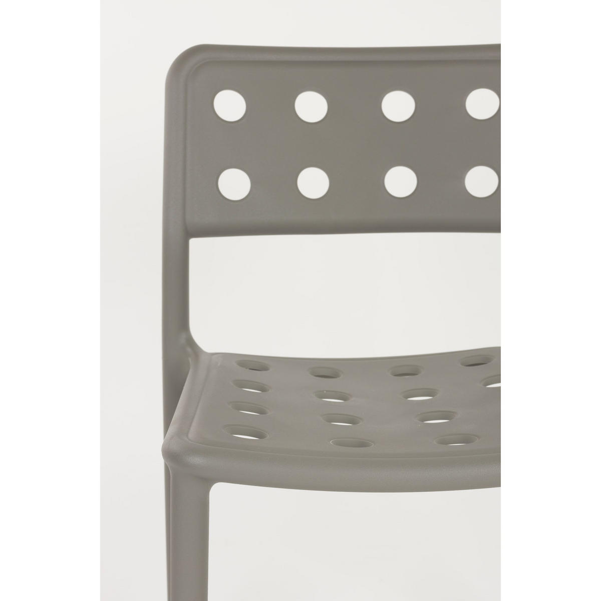 GARTENSTUHL Serra Grau - 4 er Set - Grau, Kunststoff (45.5/80/53cm) - Housecraft Living
