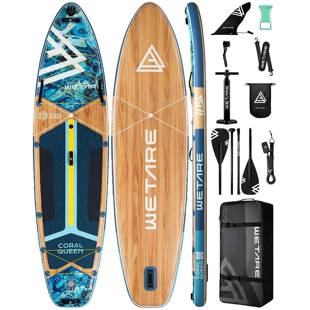 STAND-UP-PADDLE-BOARD 350x89x15cm Blau - Blau, Kunststoff (350/89cm) - Kaket